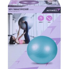 Мяч гимнастический ACTIWELL d=75см, с насосом, Арт. IR97403-75 в магазинах Лента