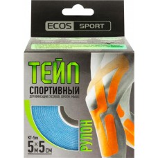 Тейп спортивный ECOS, Арт. 5189, 5м в магазинах Лента