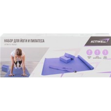Набор для йоги и пилатеса ACTIWELL 4 предмета, Арт. IR97621 в магазинах Лента