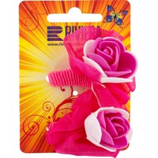Резинки для волос детские RIVIERA с розетками /цветочками, в ассортименте, Арт. 54200, 2шт в магазинах Лента
