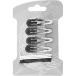 Набор аксессуаров для волос B&H заколки клик-клак 4шт, невидимки 6шт, белый, черный, Арт. W0069 Набор аксессуаров для волос B&H заколки клик-клак 4шт, невидимки 6шт, белый, черный, Арт. W0069