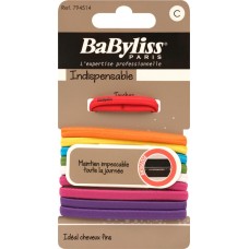 Резинки для волос BABYLISS PARIS Sport цветные нескользящие, Арт. BS794514, 10шт в магазинах Лента