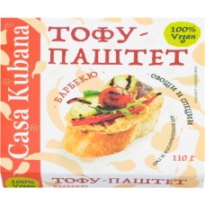 Тофу-паштет CASA KUBANA Барбекю, 110г в магазинах Лента