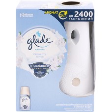 Освежитель воздуха автоматический со сменным блоком GLADE Automatics Свежесть белья, 269мл в магазинах Лента