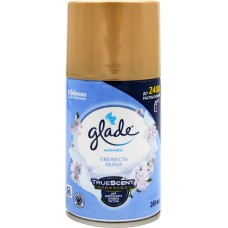 Баллон сменный для автоматических освежителей воздуха GLADE Automatic Свежесть белья, универсальный, 269мл в магазинах Лента