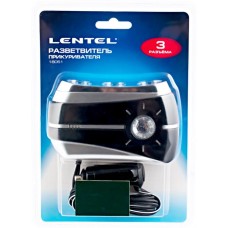 Разветвитель прикуривателя LENTEL 3 розетки Арт. 18051 в магазинах Лента