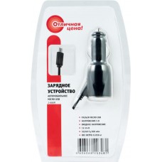 Зарядное устройство для автомобиля ОТЛИЧНАЯ ЦЕНА micro USB J-888M в магазинах Лента