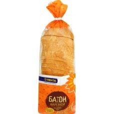 Батон ЛЕНТА нарезной, в нарезке, 400г в магазинах Лента