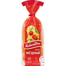 Батон ХЛЕБНЫЙ ДОМ Звездный, в нарезке, 350г в магазинах Лента