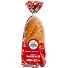 Батон ПЕКО Нарезной, в нарезке, 400г в магазинах Лента