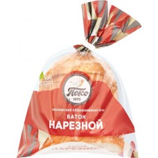 Батон ПЕКО Нарезной, в нарезке, 200г в магазинах Лента