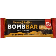Батончик протеиновый BOMBBAR Арахисовая паста, глазированный, 70г в магазинах Лента