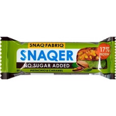 Батончик SNAQ FABRIQ Фисташка и карамель, глазированный, 50г в магазинах Лента