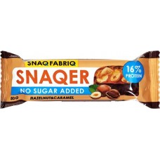 Батончик SNAQ FABRIQ Фундук и карамель, глазированный, 50г в магазинах Лента