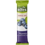 Батончик-мюсли DIYES Черника, без сахара, 25г
