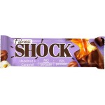 Батончик протеиновый FITNESSHOCK Шоколад-фундук с карамелью, глазированный, без сахара, 50г Батончик протеиновый FITNESSHOCK Шоколад-фундук с карамелью, глазированный, без сахара, 50г