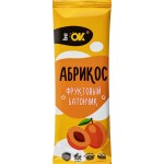 Батончик фруктовый BE OK Абрикос, 30г