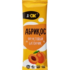 Батончик фруктовый BE OK Абрикос, 30г в магазинах Лента