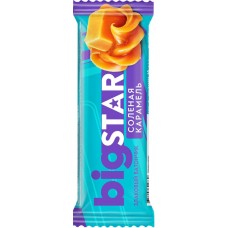 Батончик злаковый BIG STAR Соленая карамель, 40г в магазинах Лента