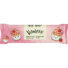 Батончик фруктово-злаковый VITALETO Клубничный десерт, 30г в магазинах Лента