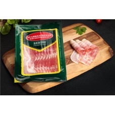 Бекон сырокопченый МК ВЕЛИКОЛУКСКИЙ нарезка, 150г в магазинах Лента