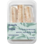 Треска замороженная BOREALIS филе без кожи и костей спинка, 400г Треска замороженная BOREALIS филе без кожи и костей спинка, 400г