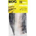Скумбрия Атлантическая замороженная ВКУСАРТ филе на коже, 300г