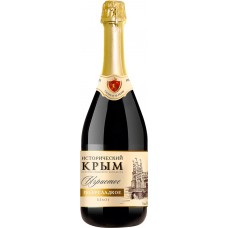 Вино игристое ИСТОРИЧЕСКИЙ КРЫМ белое полусладкое, 0.75л в магазинах Лента