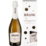 Вино игристое BRUNI Просекко Экстра Драй белое брют, 0.75л