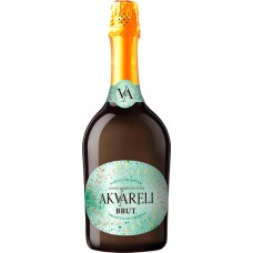 Вино игристое AKVARELI белое брют, 0.75л в магазинах Лента