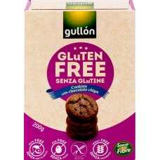 Печенье безглютеновое GULLON Cookies with chocolate chips, с кусочками шоколада, 200г в магазинах Лента