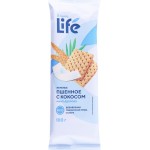 Печенье безглютеновое ЛЕНТА LIFE Пшенное с кокосом, 100г Печенье безглютеновое ЛЕНТА LIFE Пшенное с кокосом, 100г