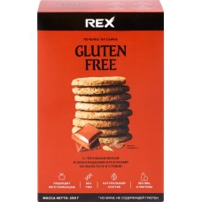 Печенье гречневое PROTEINREX сдобное с шоколадными кусочками, на мальтите и стевии, 200г в магазинах Лента