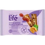 Кантуччини безглютеновое ЛЕНТА LIFE Грецкий орех–Изюм, 160г Кантуччини безглютеновое ЛЕНТА LIFE Грецкий орех–Изюм, 160г