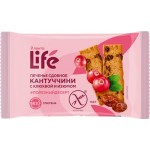 Кантуччини безглютеновое ЛЕНТА LIFE Клюква–Изюм, 160г Кантуччини безглютеновое ЛЕНТА LIFE Клюква–Изюм, 160г