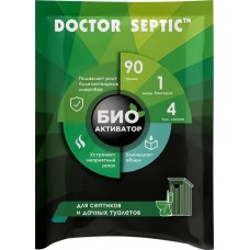 Биоактиватор для септиков и дачных туалетов DOCTOR SEPTIC, Арт. DS90, 90г в магазинах Лента