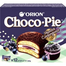 Пирожное ORION Choco Pie черная смородина, 360г в магазинах Лента