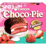Бисквит ORION Choco Pie Strawberry, 360г Бисквит ORION Choco Pie Strawberry, 360г