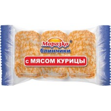 Блинчики МОРОЗКО с мясом курицы, 210г в магазинах Лента