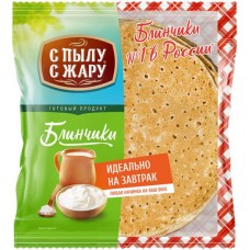 Блинчики С ПЫЛУ С ЖАРУ, 360г в магазинах Лента
