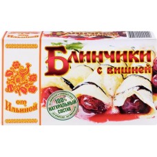 Блинчики ОТ ИЛЬИНОЙ с вишней, 450г в магазинах Лента
