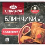 Блинчики У ПАЛЫЧА с клубникой, 400г Блинчики У ПАЛЫЧА с клубникой, 400г