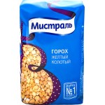 Горох колотый МИСТРАЛЬ желтый, 900г
