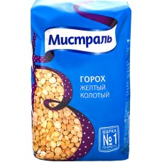 Горох колотый МИСТРАЛЬ желтый, 900г в магазинах Лента