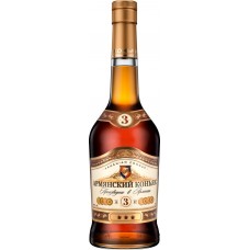 Коньяк Армянский 3 года ординарный 40%, 0.5л в магазинах Лента