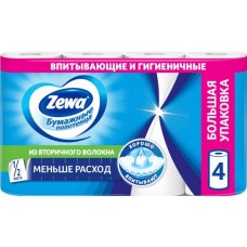 Полотенца бумажные ZEWA Кухонные, 4шт в магазинах Лента