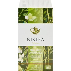 Чай зеленый NIKTEA Жасмин Эмеральд, 25пак в магазинах Лента Чай зеленый NIKTEA Жасмин Эмеральд, 25пак в магазинах Лента