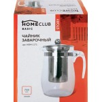 Чайник заварочный HOMECLUB Story, стекло, нержавеющая сталь Арт. IHOM-1171, 750мл
