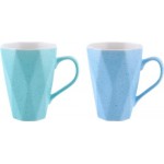 Кружка HOMECLUB фактурная, геометрическая, фарфор 315мл, в ассортименте, Арт. 200312