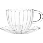 Кружка ROHE с блюдцем, стекло, 100мл Арт. LN-CS-100